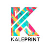 A colorful logo for kaleprint.